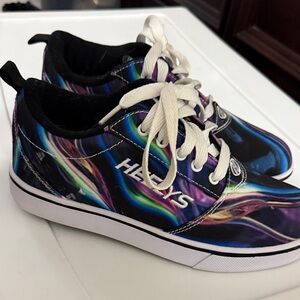 Heelys Kids Sneakers - Black and Multicolor Swirl